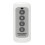 433MHZ Wireless RF Remote Control White 4-Button Remote Control EV1527 Learning Code Wireless Remote Control 6