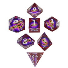 Resin Dragon Eye Dice Cthulhu Running Group Board Game DND Dragon Dungeon