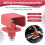2pcs 200A  Storage Lithium Battery Terminal High Current Lithium Battery Copper Terminal Connector 6