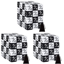 144 Pièces 16mm Dés Compteurs Jeton Dés Fidélité Dés D6 Dés Carré pour , CCG, Jeu de Cartes