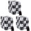 144 Pieces 16mm Dice Counters Token Dice Loyalty Dice D6 Dice Square for ,CCG,Card Gaming 1