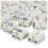 400Pcs Plastic 2 Pin Push Quick Cable Connector Wiring Terminal 10A 250V 3