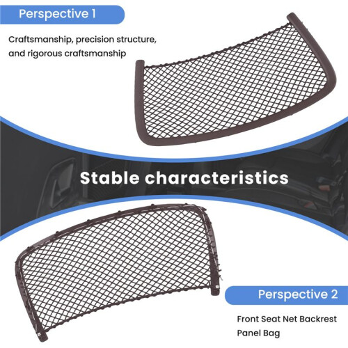 Car Front  Net Backrest Panel Bag Mesh Pocket for   R Class W251 ML W164 GL GLS GLE W166 2