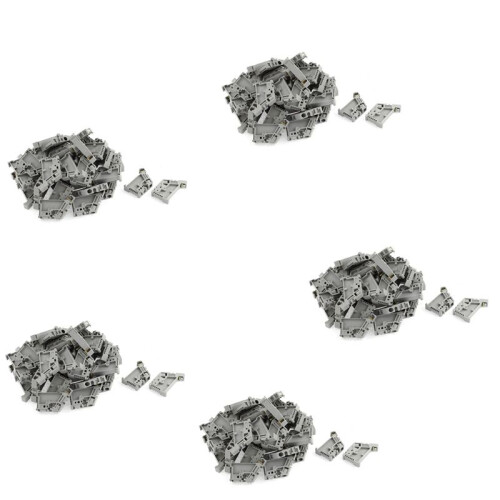 250Pcs 35mm DIN Rail Terminal Block End Stopper Mounting Clips