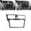 GPS Navigation Panel Cover Trim Kolfiber Dekorationsram för  MK7 2014-2019 6