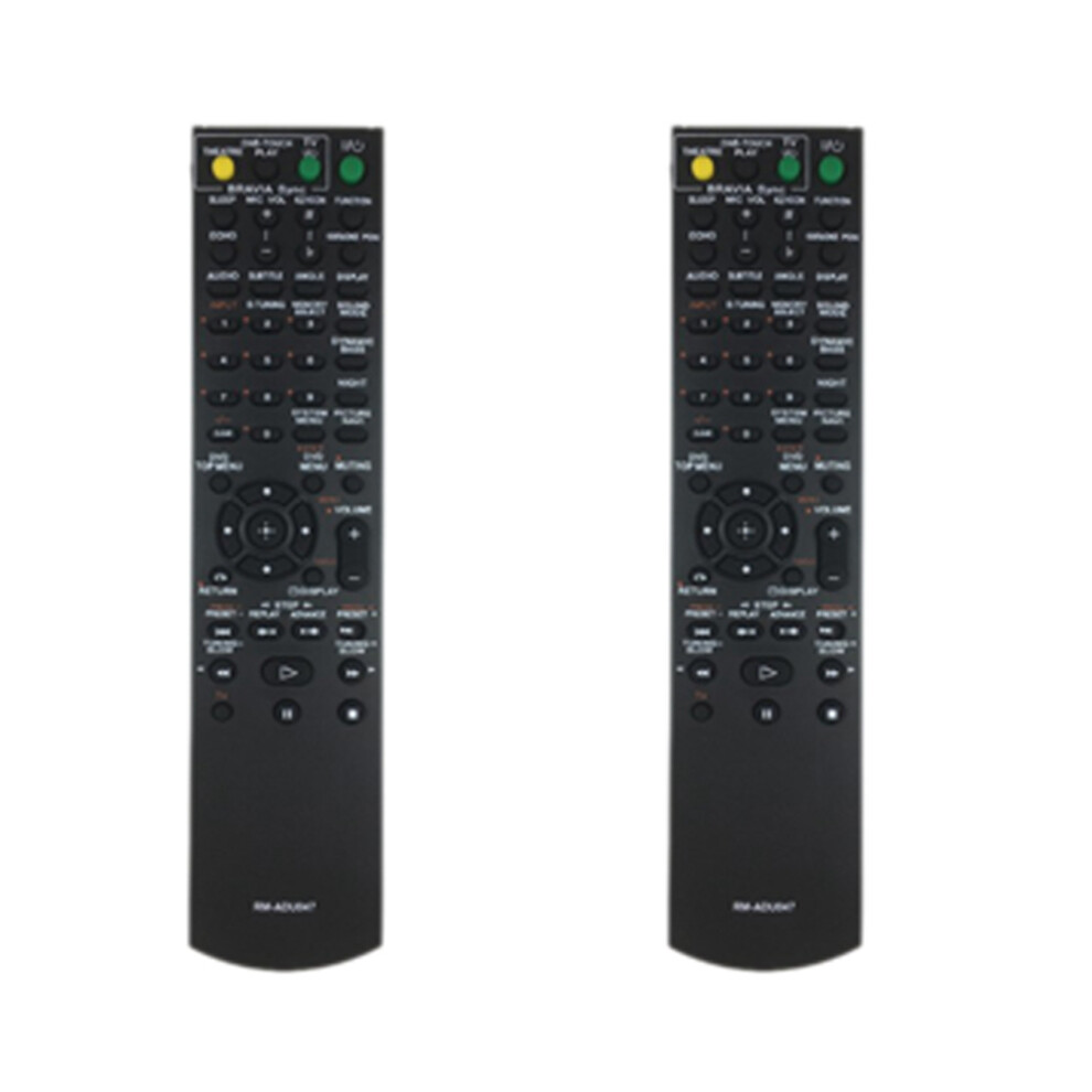 2X Remote Control For Av Dav-Dz280 Dav-Dz660 Dav-Dz860 Dav-Dz680 Dav-Dz780 Hcd-Dz750 Rm-Adu047 Rm-Adu050 6033245235634