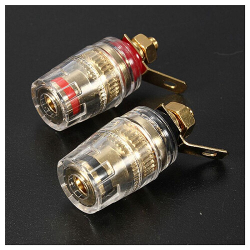 New 16Pc Amplifier Speaker Terminal Binding Post 4mm Banana Plug Jack 2