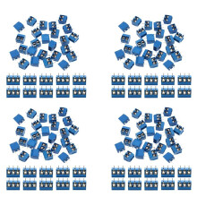 240Pcs 5mm Pitch 2 Pin & 3 Pin PCB Mount Screw Terminal Block Connector for (200 x 2 Pin, 40 x 3 Pin)