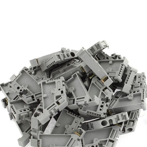 250Pcs 35mm DIN Rail Terminal Block End Stopper Mounting Clips 2