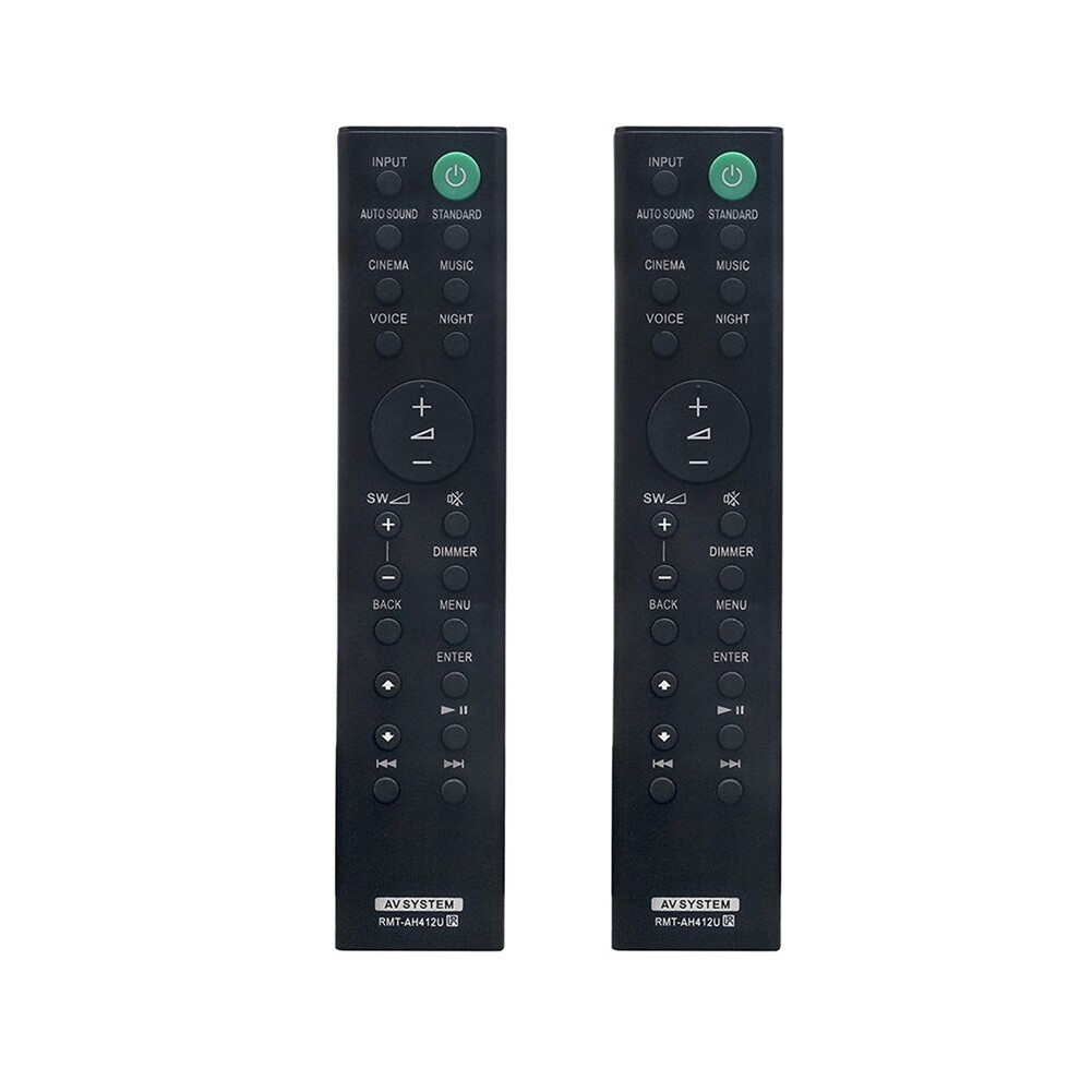 2X Rmt-Ah412u Remote Control Replaced For Home Cinema Soundbar Ht-S700rf Ht-S500rf Sa-Ws500rf Ss-Ss500rf Ss-S500rf 4713137974613