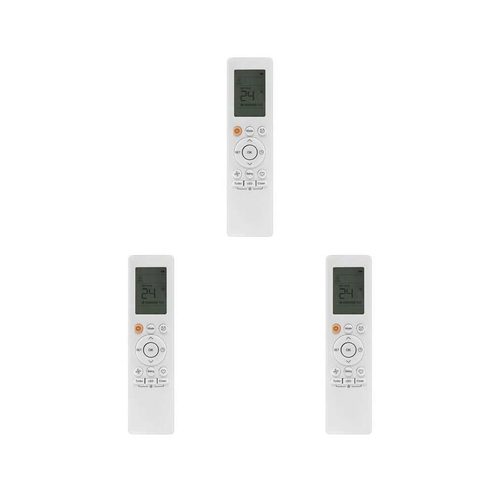 3X Rg10b Infrared Remote Control For Midea English Air Conditioner Rg10b/Bgefu1 Ac Remote Control Air Conditioner 6032183877067