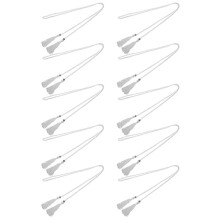 10X Woven Tassel Belt Knot Decorated Waist Chain Waist Rope White