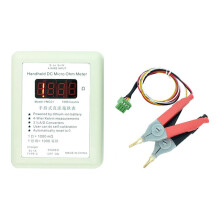 Testeur de Faible Résistance à Milliohmmètre CC Portatif, Mesure Kelvin à Quatre Fils, Rechargeable, 20R, 1-1999 MΩ, Pince