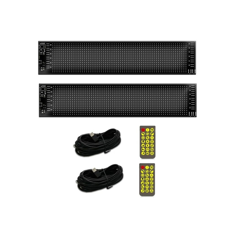 Truck Led Eyes Colorful Eye Lamp Soft Screen For Car Windows, Programmable Flexible Led Screen App Remote A Light 6031041087617