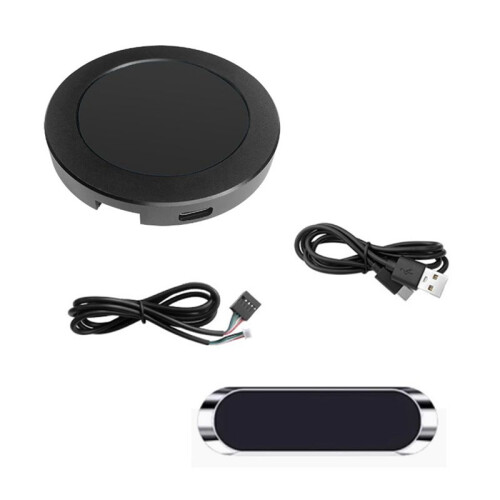 2.1inch CPU/GPU Cooler Round LCD Display, AIO Computer Temp Monitor for Water Cooling Systems, PC Sensor Panel