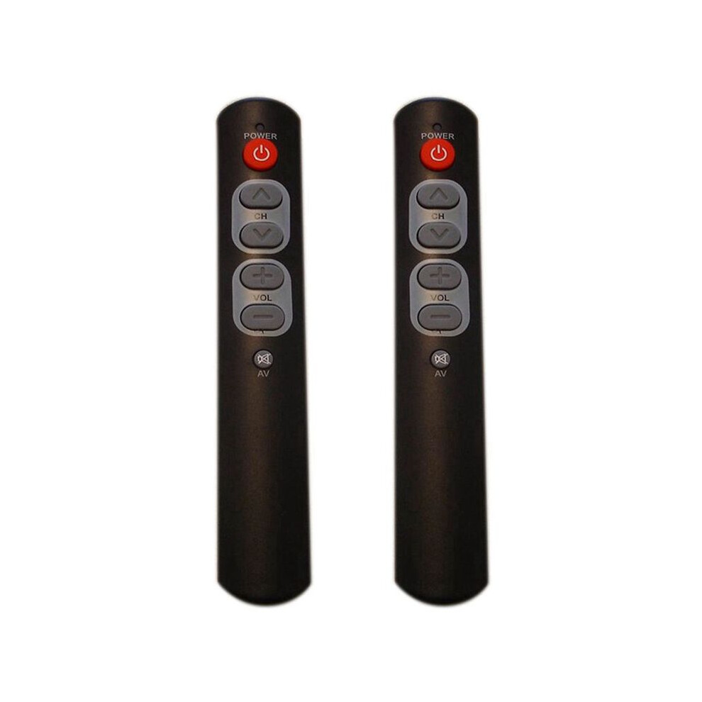 2Pcs Universal 6-Button Remote Control Ir Copy Learning Function Remote Control For Tv, Stb, Dvd, Dvb, Vcr A 4712483929582