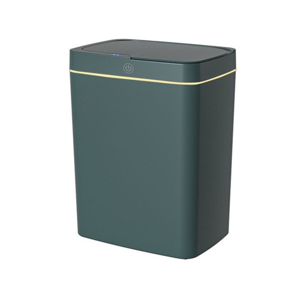 Trash Can Touchless Sensor Trash Can Kitchen And Bathroom Crevice Trash Can Household Cleaning Supplies Green 6032669291653