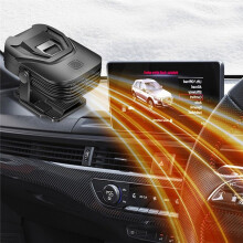 Tragbarer Auto-Heizungs-/Kühlungsventilator, Auto-Trockner, Tragbarer 2-in-1-Auto-Heizungs-/Defroster-Ventilator zum Heizen Von Autos für Autos
