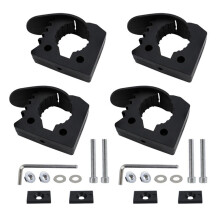Universell Einsetzbare Schnellmontageschelle mit Montageset für 3-4cm Rohr Befestigungsschelle