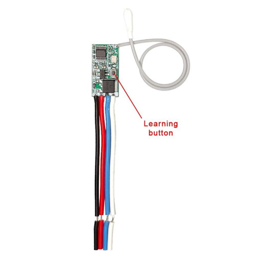 5pcs 433.92Mhz Universal Wireless  3.6V-24V Remote Control  1 CH RF Relay Receiver LED Light Controller DIY Kit 2