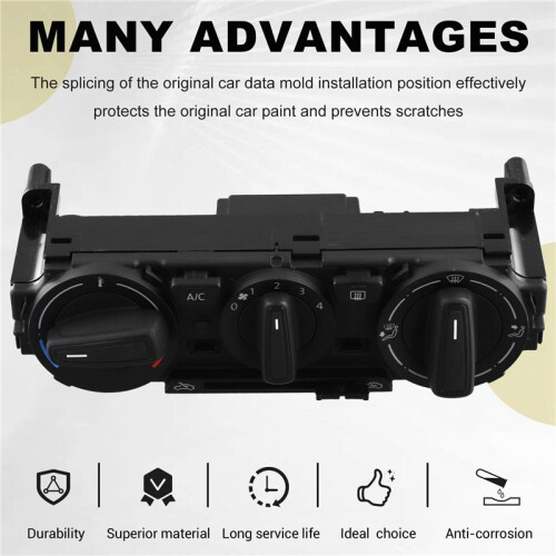 34D820045E Car Manual A/C Heater Climate Control Panel Unit  for   2013-2025 34D820045C 2
