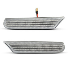 2x LED Side Light for Boxster 986 996 911 Targa 1996-2004 Turn Signal Lamp Transparent