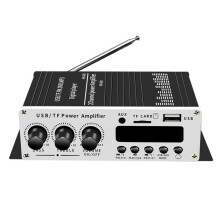 Audio Amplifier USB Memory Card FM 3 in 1 Stereo Power Audio Amplifier Digital Stereo Power Audio Amplifier