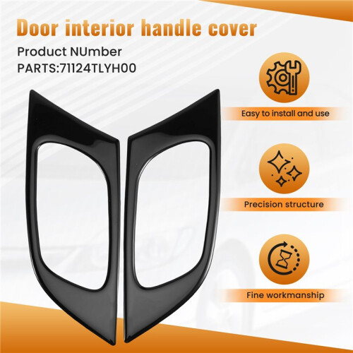 Car Inner Door Pull Cover Trim Sticker Car Interior Accessories for   9th 2012-2015 1