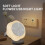 Luci Ambientali USB per Auto, Luci Decorative A LED per Interni Auto, Luce Ambiente Plug , Bianca Caldo 9