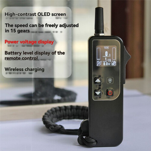 W8 Remote Control Waterproof 2.4G One-Way Electric Adjustment Dedicated Reverse Forward Backward PWM Screen 1
