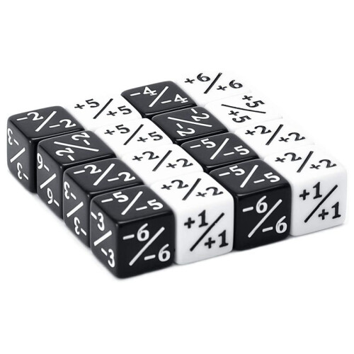 240 Pieces 16mm Dice Counters Token Dice Loyalty Dice D6 Dice Square for ,CCG,Card Gaming 1