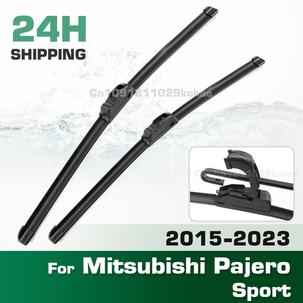 Greatroad Wiper Lhd&Rhd Front Wiper Blades Set For Mitsubishi Pajero Montero Shogun Sport 2015 - 2023 Windshield 22" 18" 6935161470550
