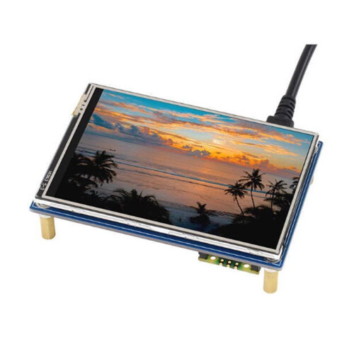 Waveshare for Raspberry Pi  3.5inch LCD Touch Screen Display Module 480x320 65K Colors SPI Interface 1