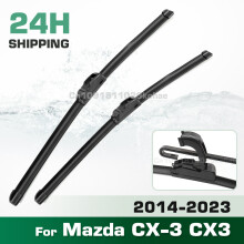 GREATROAD vindusvisker LHD&RHD frontviskerblader sett for Mazda CX-3 CX3 2014 - 2023 Vindusbørste 22" 18"
