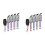 2X 433Mhz  Relay Wireless RF Remote Control  Power Transmitter DC5V-24V 1CH LED Lamp Controller Micro-Receiver 1