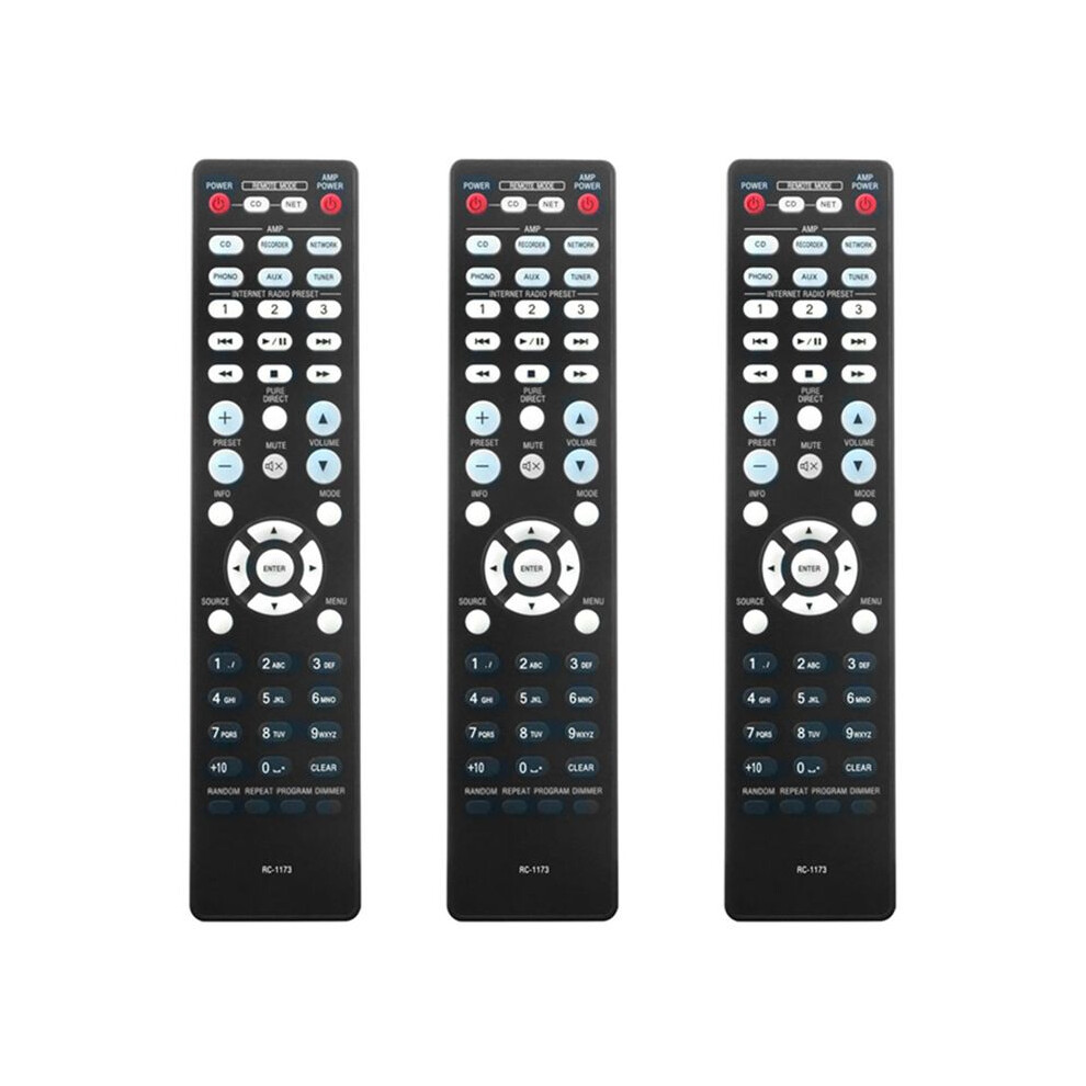 3X Remote Control For Home Theater Rc-1173 Rc 1173 Rc-1197 Dnp-720Ae Dnp-730Ae Pma-720 Pma-520Ae Pma-720Ae 6031235461841