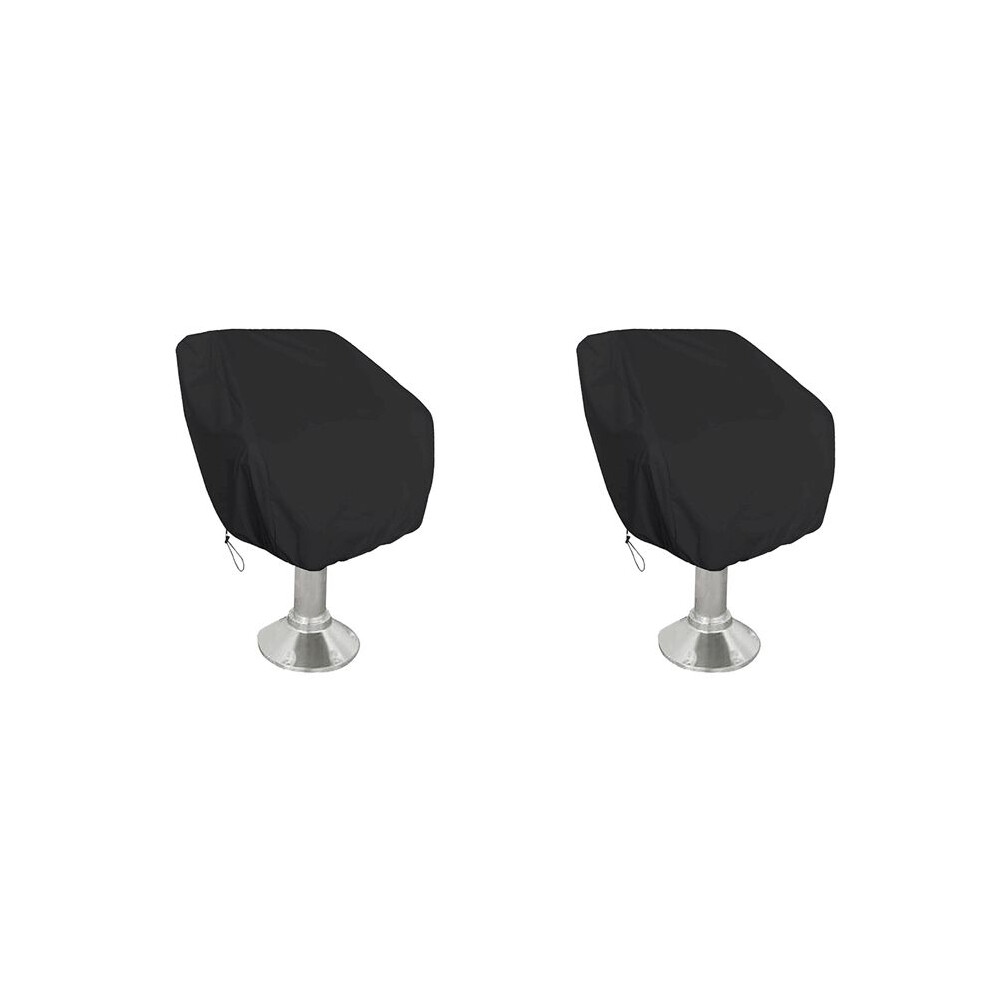2X Boat Cover Waterproof 420D Oxford Cloth ,Yacht Protector,Sun Protection Dustproof Pontoon Chair Cover 4711181639977