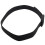 4X Men'S Women'S Silicone Belt Rubber Plastic Buckle Plain Leather Style Adjustable-Black 3