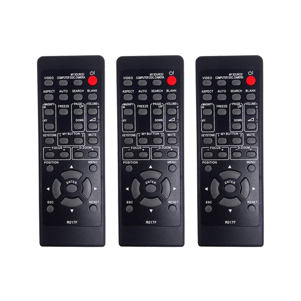 3X R017f Projector Remote Control For Bz-1, Cp-A221n, Cp-A222wn, Cp-A301n, Cp-A302wn, Cp-A352wn, Cp-Aw2519n 4711275721021