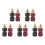 10Pcs Terminal Binding Post, 555 Type Brass Pillar Terminal Block M8 Thread Diameter Binding Post 220V-380V 200A 1