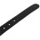 4X Men'S Women'S Silicone Belt Rubber Plastic Buckle Plain Leather Style Adjustable-Black 8