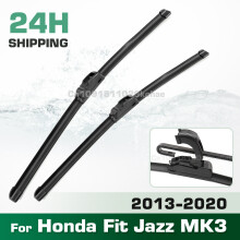 GREATROAD vindusvisker LHD&RHD frontviskerblader sett for Honda Fit Jazz MK3 2013 - 2020 frontrute vindusbørste 26" 14"