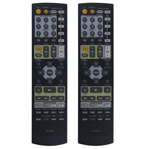 2X Remote Control Replacement RC-607M for  Receiver TX-NR708 TX-SR503 H A1