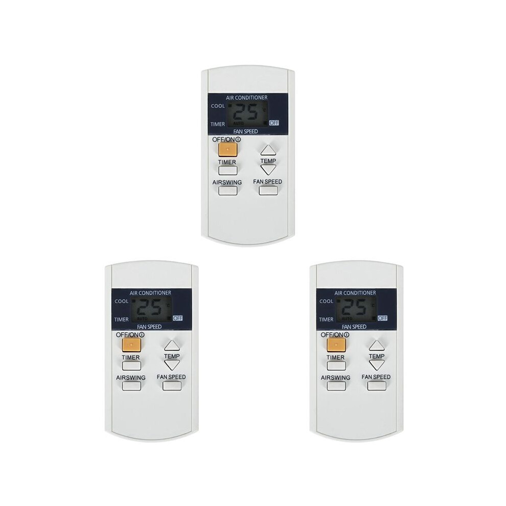 3X A75c3740 Remote Control For Air Conditioner A75c3740 A75c3733 English Remote Control Replacement 4712705057833