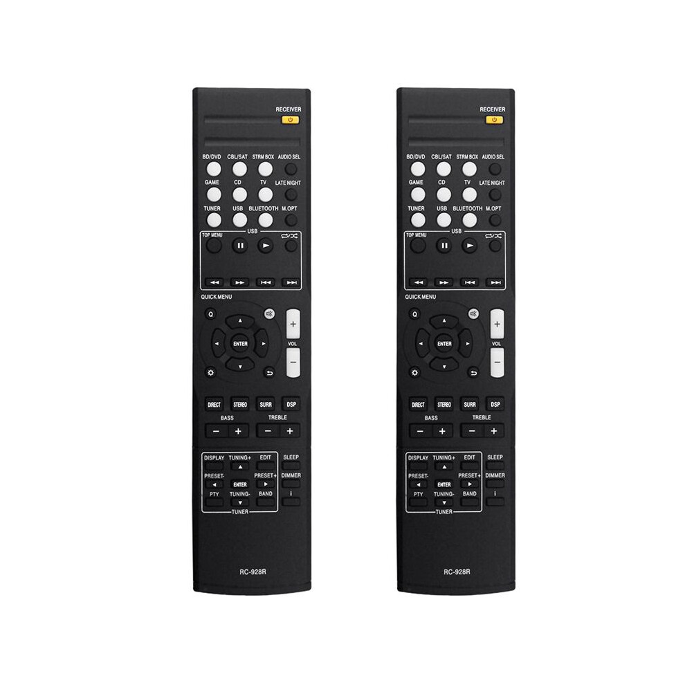 2X Rc-928R Replace Remote Control For Av Receiver Ht-S3900 Ht-R397 Tx-Sr373 Ht-P395 6032275614419