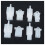10 Box 2 3 4 6 Pin Plug Connector Flat Plug Motorcycle Scooter Car 6