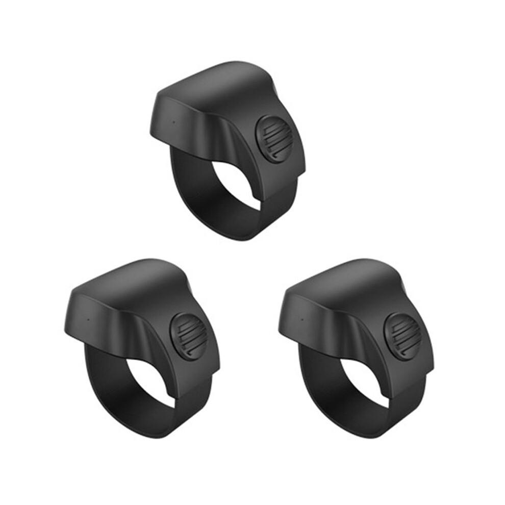 3X Portable 5.1 Phone Selfie Shutter Remote Control Ring Wireless Remote Control Ring(Black) Black 4713984179872