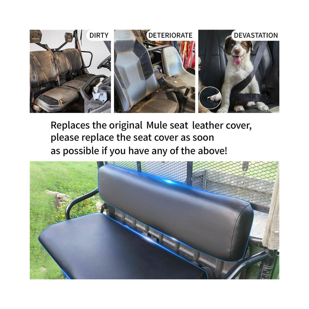 4X Front Bench Cover For Mule 2500 2510 3000 3010 Waterproof Full Protection Utv Cover 6031960037755