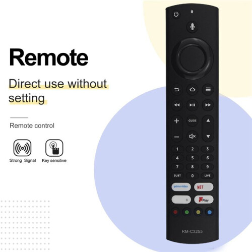 Replace RM-C3255 Voice Remote Control for  RM-C3255 TV Remote Control 2