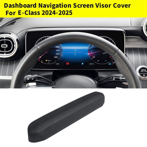 Car Dashboard Navigation Screen Visor Cover for - E-Class 2024-2025 Center Navigation Shading Plate Trim 1